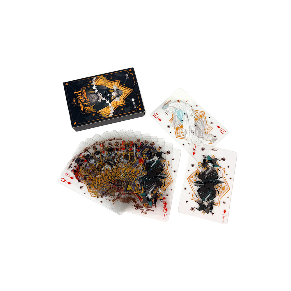 Lord of Mysteries poker Mazzo di carte da gioco da poker in plastica PVC