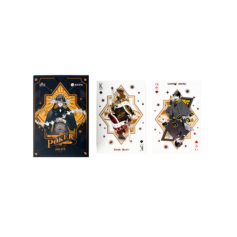 Lord of Mysteries poker Mazzo di carte da gioco da poker in plastica PVC