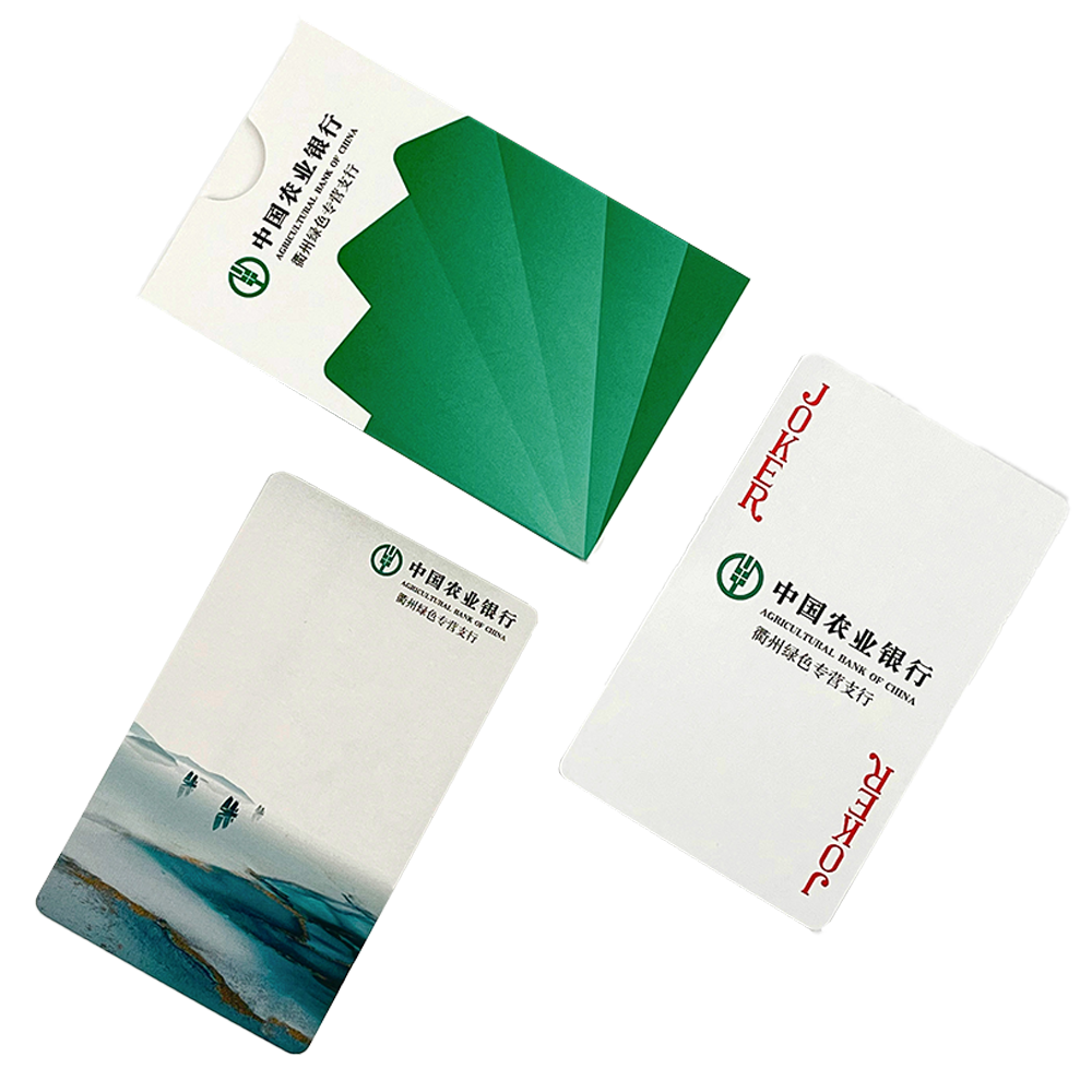 Carte da gioco promozionali personalizzate personalizzate Mazzi di poker all'ingrosso