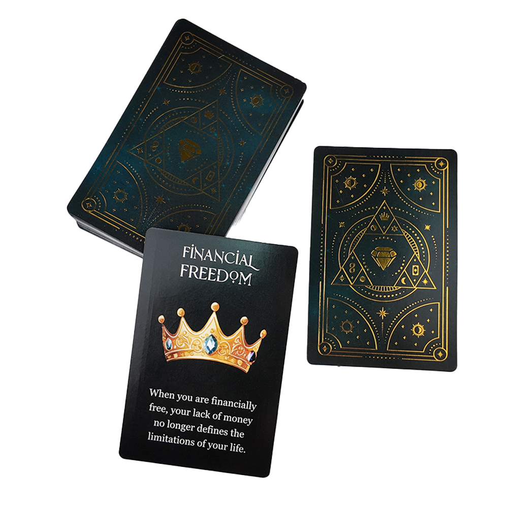 Ame-me, ame-me, não Oracle Deck Folha de Ouro Cartas de Tarô Romance Love Oracle Cards