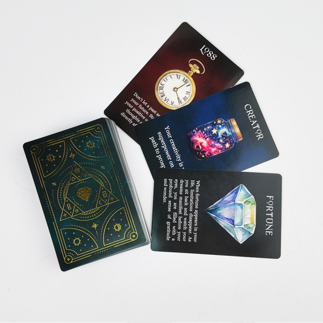 Ame-me, ame-me, não Oracle Deck Folha de Ouro Cartas de Tarô Romance Love Oracle Cards