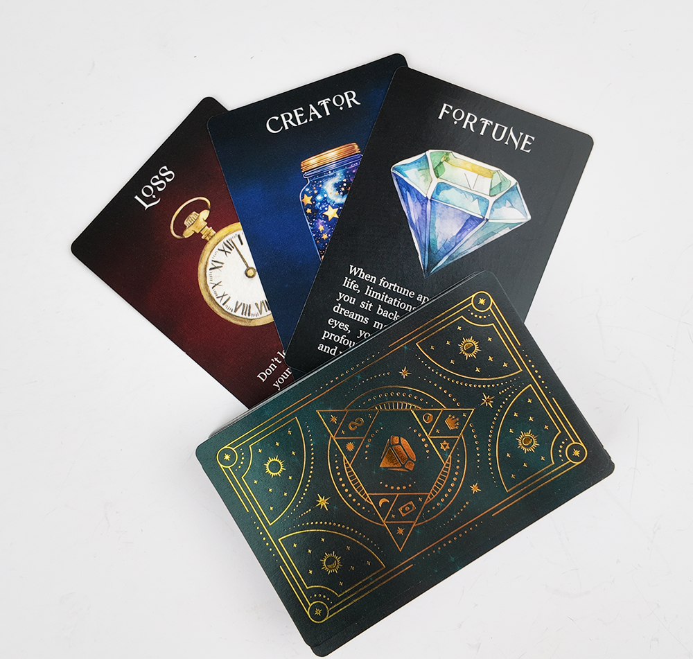 Ame-me, ame-me, não Oracle Deck Folha de Ouro Cartas de Tarô Romance Love Oracle Cards