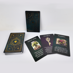 Ame-me, ame-me, não Oracle Deck Folha de Ouro Cartas de Tarô Romance Love Oracle Cards