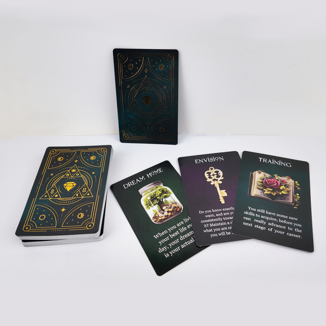 Ame-me, ame-me, não Oracle Deck Folha de Ouro Cartas de Tarô Romance Love Oracle Cards