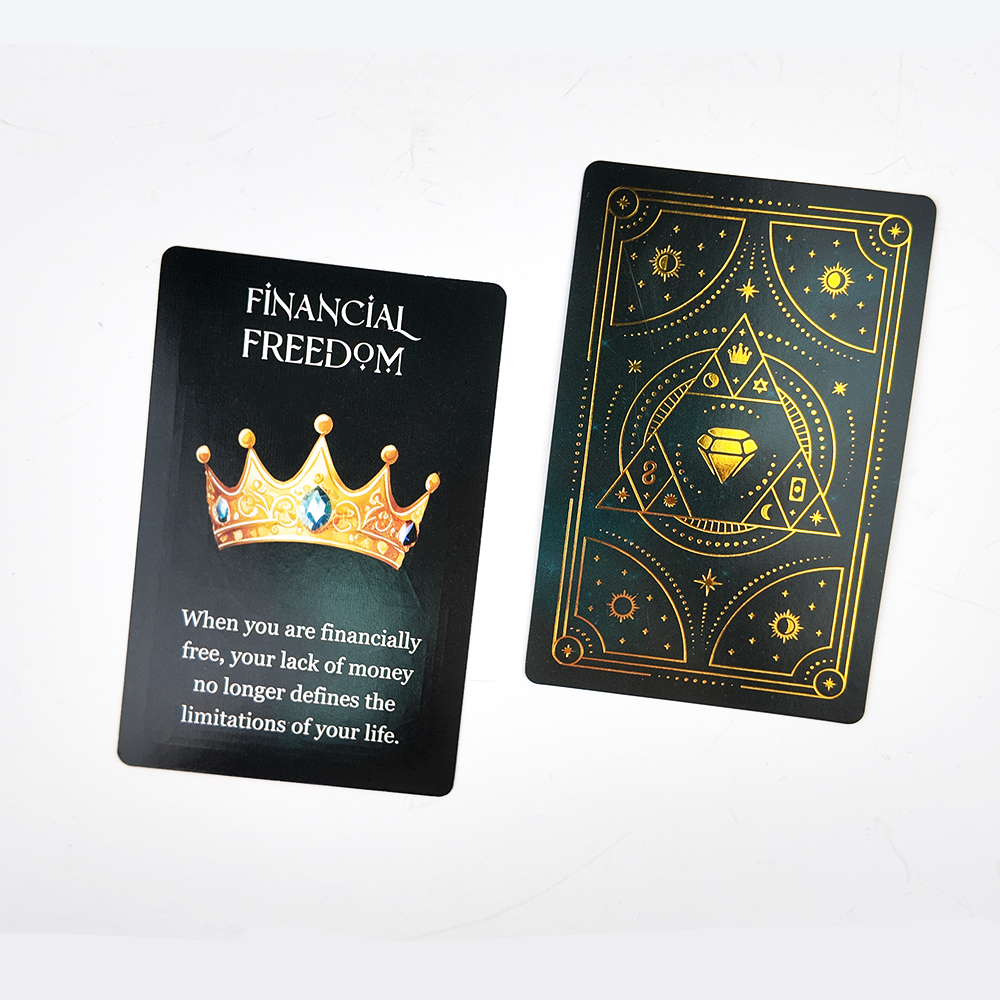 Ame-me, ame-me, não Oracle Deck Folha de Ouro Cartas de Tarô Romance Love Oracle Cards