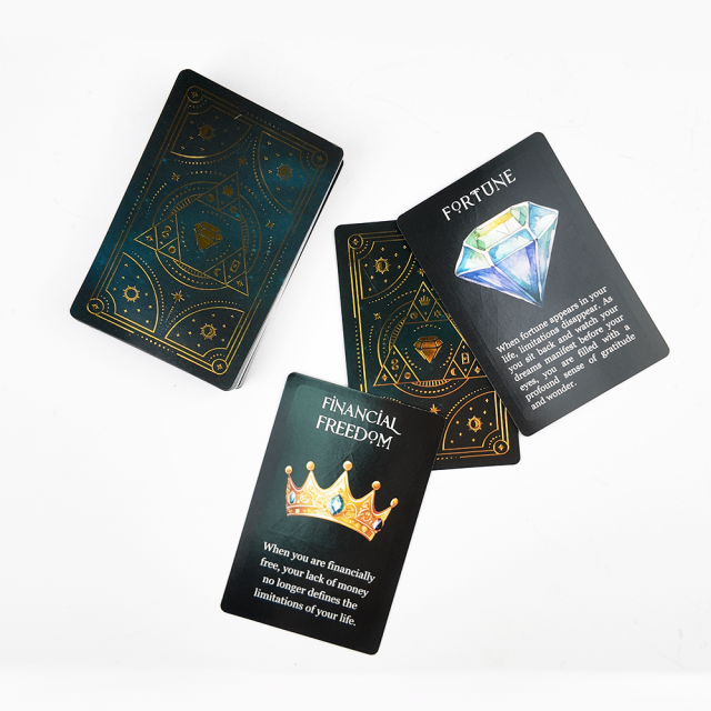 Ame-me, ame-me, não Oracle Deck Folha de Ouro Cartas de Tarô Romance Love Oracle Cards