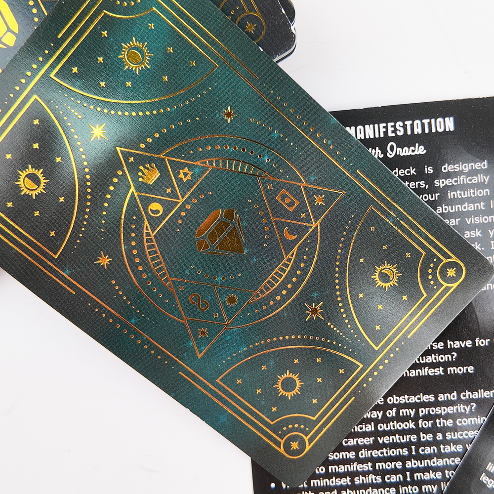 Ame-me, ame-me, não Oracle Deck Folha de Ouro Cartas de Tarô Romance Love Oracle Cards