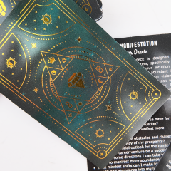 Ame-me, ame-me, não Oracle Deck Folha de Ouro Cartas de Tarô Romance Love Oracle Cards