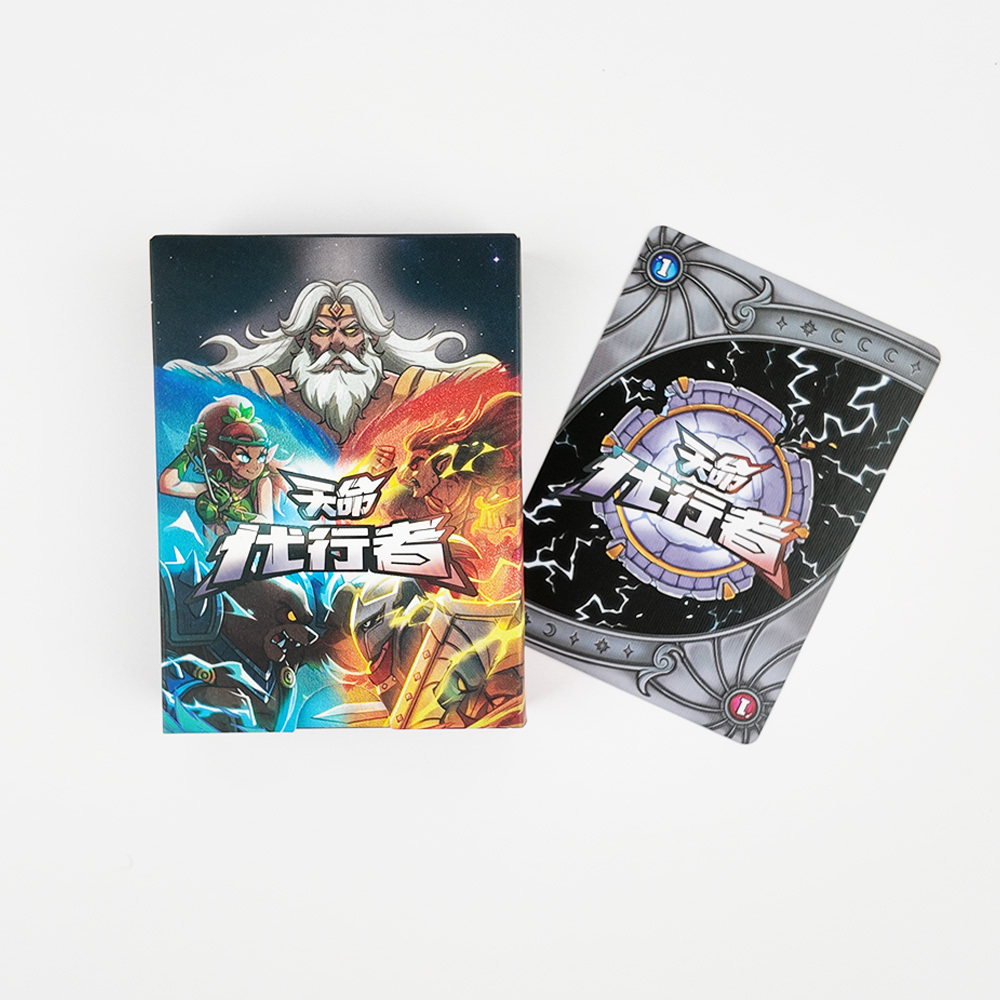 Tarjetas coleccionables personalizadas de los juegos de cartas elegidos del destino.