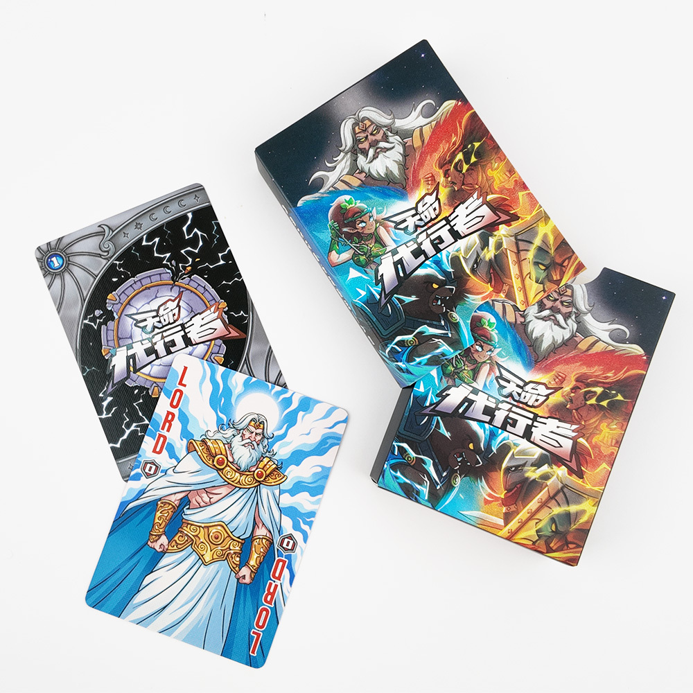 Tarjetas coleccionables personalizadas de los juegos de cartas elegidos del destino.