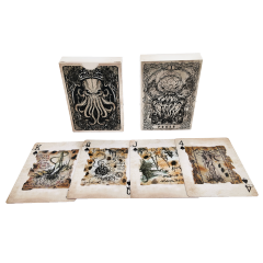 Carte da poker Premium Octopus Illustration | Mazzo di carte da gioco illustrato unico per collezionisti