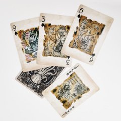 Carte da poker Premium Octopus Illustration | Mazzo di carte da gioco illustrato unico per collezionisti