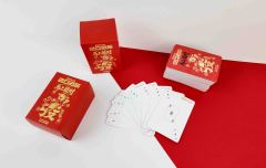 Serie 67 di carte da poker Lucky Fortune Mahjong stampate personalizzate 2026