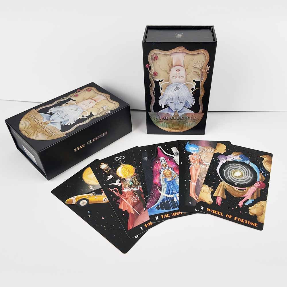 78 CLUSTERS DE ESTRELLAS Tarot Deck Card | Cartas completas del Tarot Rider Waite para principiantes y regalo