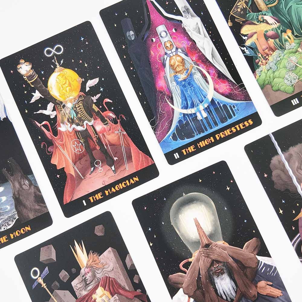 78 CLUSTERS DE ESTRELLAS Tarot Deck Card | Cartas completas del Tarot Rider Waite para principiantes y regalo
