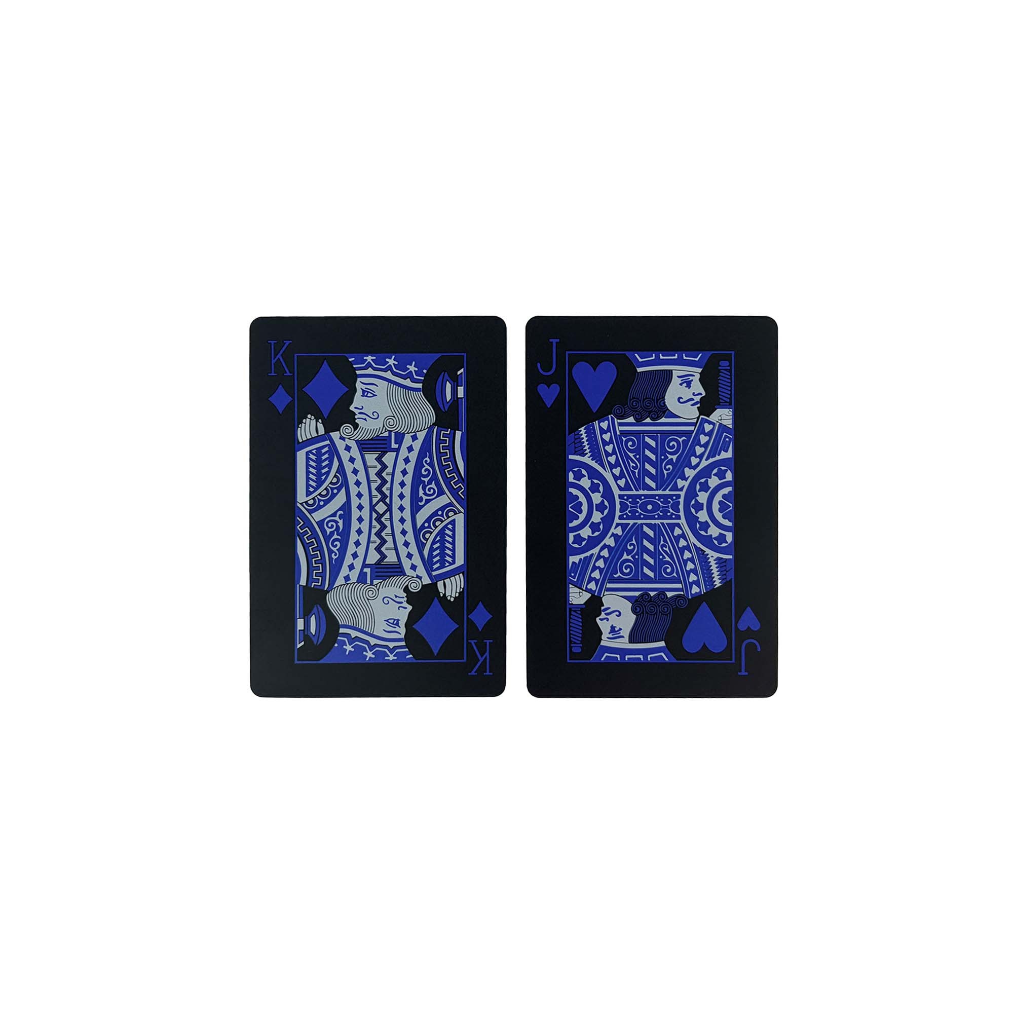 Custom Black PVC Playing Cards — True PVC Waterproof Deck with Royal Blue Foil Finish and Custom Spot-UV Tuck Box for Bars, Outdoor Events & Branded Gifts,Thriwa Poker ,Custom Black PVC Playing Cards — True PVC Waterproof Deck with Royal Blue Foil Finish and Custom Spot-UV Tuck Box for Bars, Outdoor Events & Branded Gifts