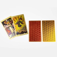 Tarjetas de Tarot con Foil Dorado a Medida | Impresión de Mazos de Tarot con Cantos Dorados de Lujo