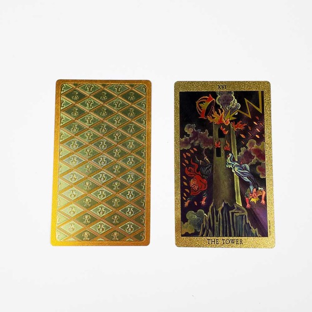 Tarjetas de Tarot con Foil Dorado a Medida | Impresión de Mazos de Tarot con Cantos Dorados de Lujo