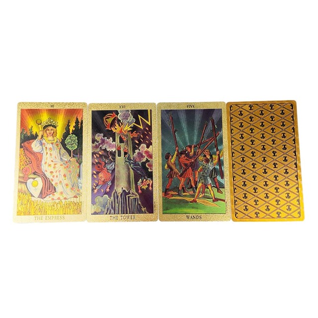 Tarjetas de Tarot con Foil Dorado a Medida | Impresión de Mazos de Tarot con Cantos Dorados de Lujo