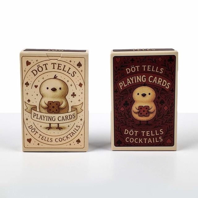 Custom DOT TELLS Playing Cards | Single-Deck Cute Cartoon Bird Poker for Café, Bar, and Private Label | THRIWA OEM,Thriwa Poker ,Custom DOT TELLS Playing Cards | Single-Deck Cute Cartoon Bird Poker for Café, Bar, and Private Label | THRIWA OEM