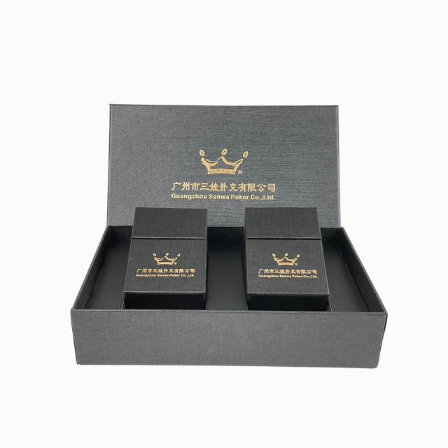 Custom Double-Deck Playing Cards Gift Box Set - Two Personalized Decks in Premium Two-Piece Flip-Top Rigid Box for Corporate Gifts, Retail and OEM Branding,Thriwa Poker ,Custom Double-Deck Playing Cards Gift Box Set - Two Personalized Decks in Premium Two-Piece Flip-Top Rigid Box for Corporate Gifts, Retail and OEM Branding