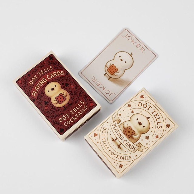 Custom DOT TELLS Playing Cards | Single-Deck Cute Cartoon Bird Poker for Café, Bar, and Private Label | THRIWA OEM,Thriwa Poker ,Custom DOT TELLS Playing Cards | Single-Deck Cute Cartoon Bird Poker for Café, Bar, and Private Label | THRIWA OEM