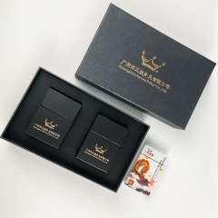 Custom Double-Deck Playing Cards Gift Box Set - Two Personalized Decks in Premium Two-Piece Flip-Top Rigid Box for Corporate Gifts, Retail and OEM Branding,Thriwa Poker ,Custom Double-Deck Playing Cards Gift Box Set - Two Personalized Decks in Premium Two-Piece Flip-Top Rigid Box for Corporate Gifts, Retail and OEM Branding