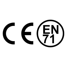 CE EN71 toy safety certification mark for EU compliant custom card printing