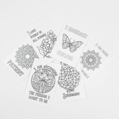 Divine Declarations Positive Affirmation Pocket Coloring Cards,Thriwa Poker ,Divine Declarations Positive Affirmation Pocket Coloring Cards