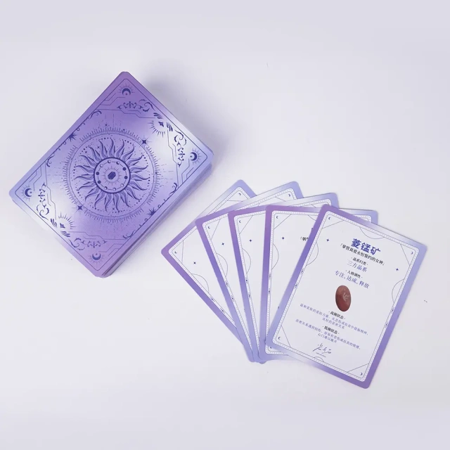 101 Crystal Personality Oracle Cards & Guidebook Set,Thriwa Poker ,101 Crystal Personality Oracle Cards & Guidebook Set