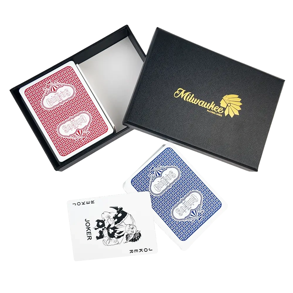 Deluxe Double Deck Custom Playing Card Gift Set,Thriwa Poker ,Deluxe Double Deck Custom Playing Card Gift Set
