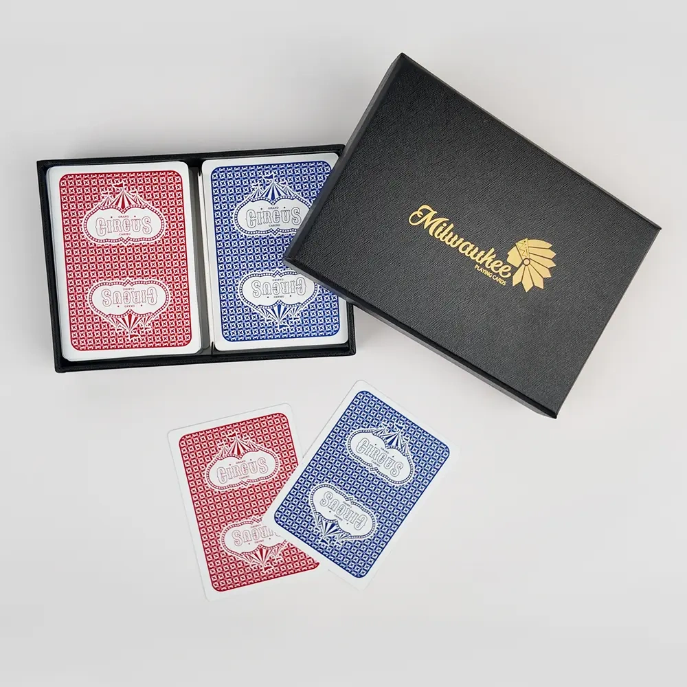 Deluxe Double Deck Custom Playing Card Gift Set,Thriwa Poker ,Deluxe Double Deck Custom Playing Card Gift Set