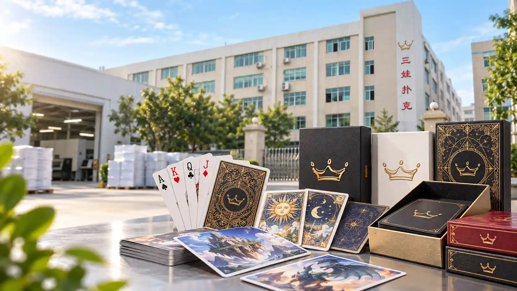 THRIWA custom playing cards manufacturer factory with OEM card decks and premium packaging