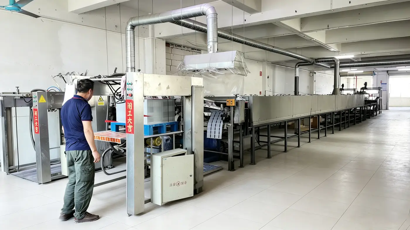 Full automatic varnishing machine