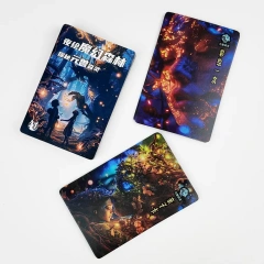 Cartões de acesso para eventos com efeito fosforescente serigrafado