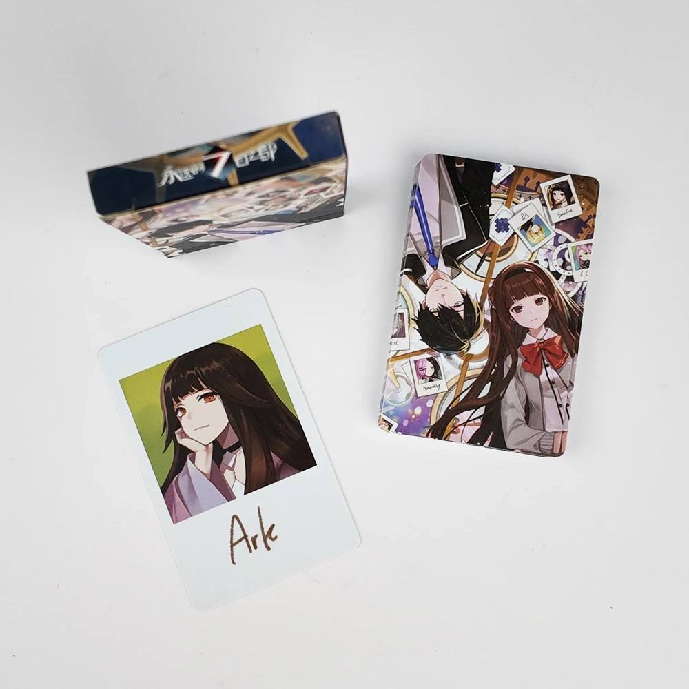 Detalhe da impressão UV num cartão fotográfico em PVC personalizado