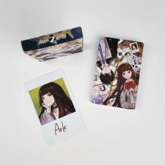 Detalhe da impressão UV num cartão fotográfico em PVC personalizado