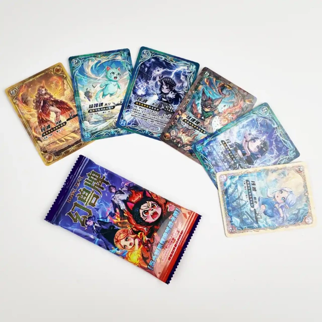 Custom TCG Booster Pack Printing – HAPPAL SOUL Phantom Beast Cards,Thriwa Poker ,Custom Anime TCG Booster Pack Printing | THRIWA