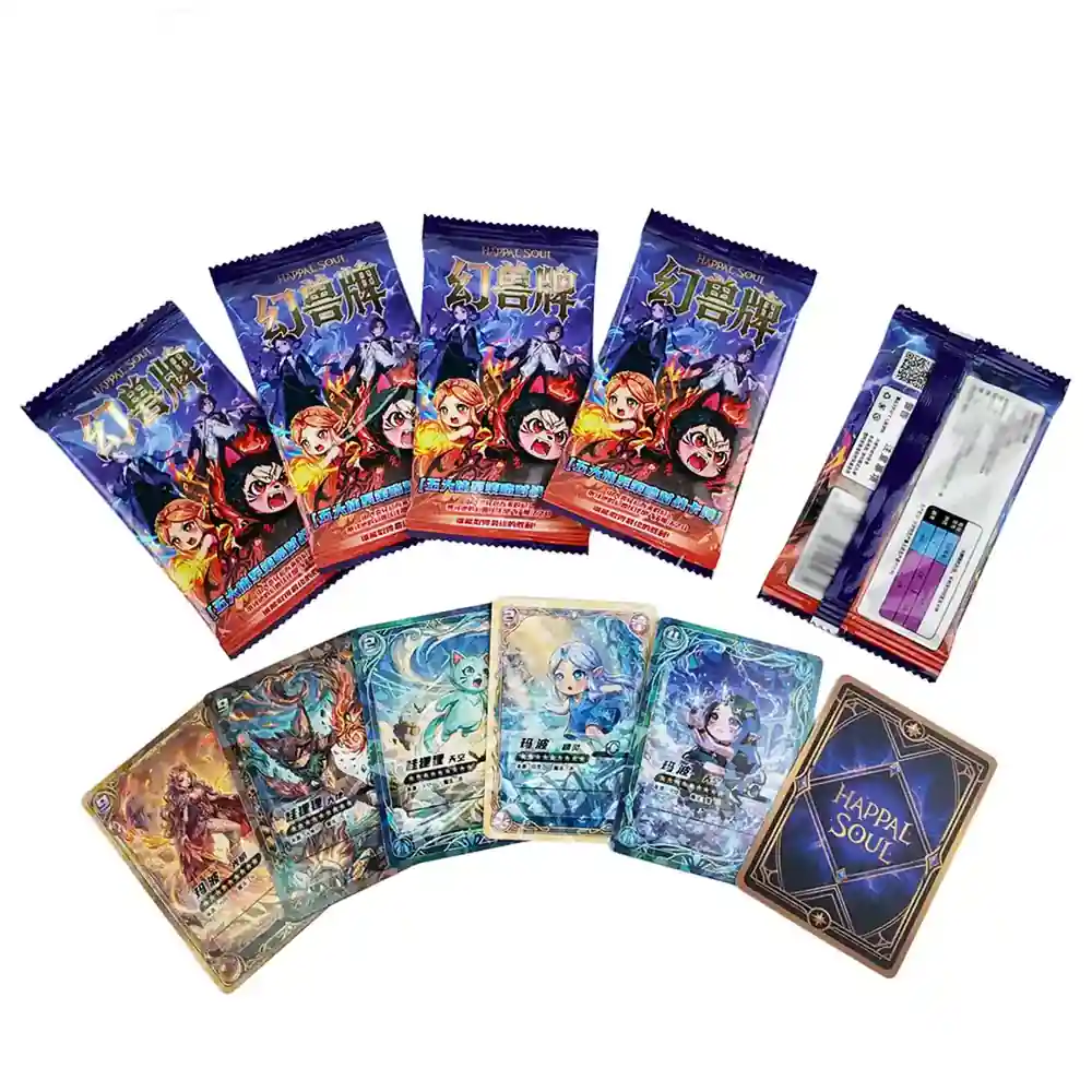 Niestandardowe boostery i karty kolekcjonerskie HAPPAL SOUL TCG