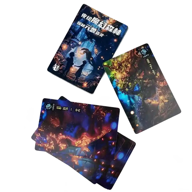 Night-Glow Enchanted Forest - Mythical Beast Quest Interactive Game Cards / Event Pass Cards,Thriwa Poker ,Night-Glow Enchanted Forest Interactive Game Cards | THRIWA
