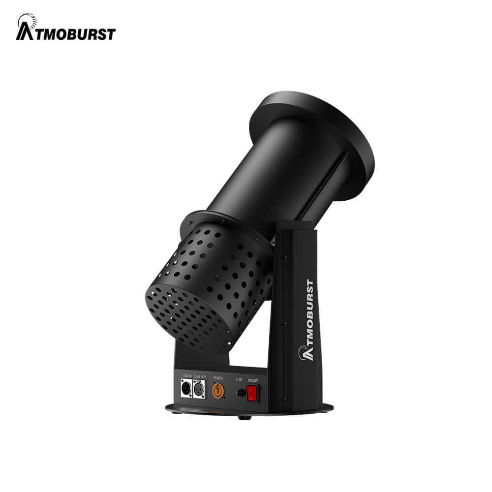 ATMOBURST Машина конфетти 1500 Вт со светодиодами 12x4 Вт RGB регулируемый угол