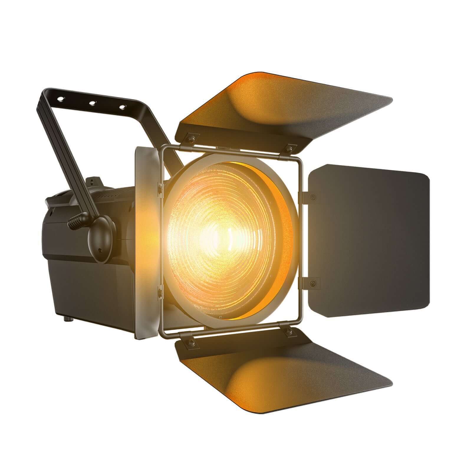 SHEHDS Прожектор Fresnel 250/350 Вт RGBWAUV/RGBLAC/RGBW/RGBL/тёплый+холодный белый со шторками и стробоскопом Pulse