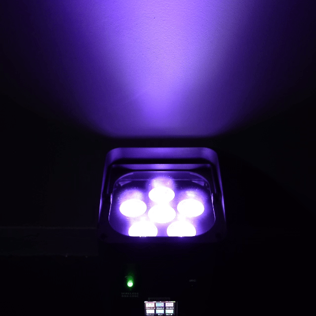 SHEHDS Беспроводной аккумуляторный светодиодный uplight Par-свет 6x18 Вт 6in1 RGBAW+UV с пультом ДУ
