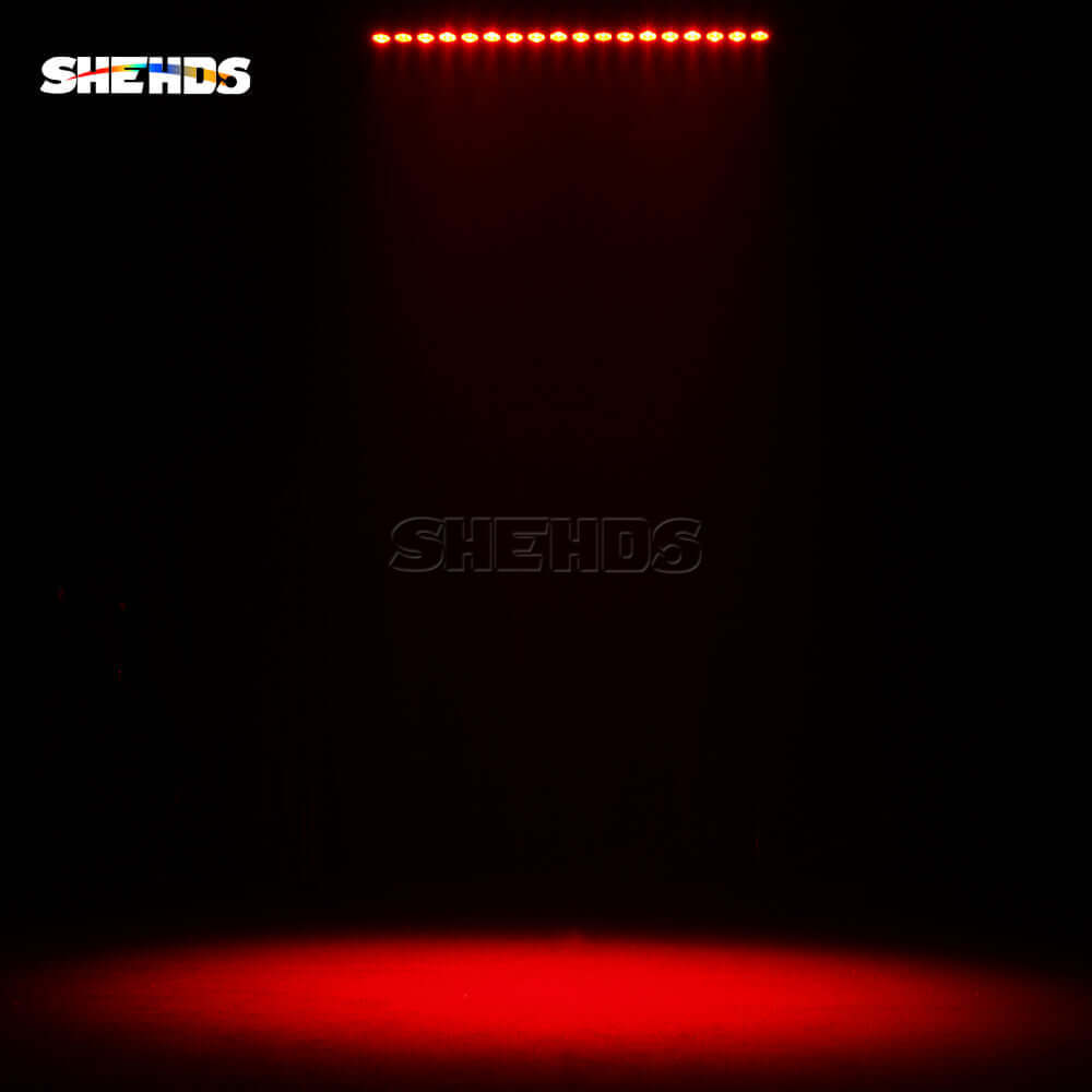 SHEHDS Настенный светодиодный прожектор Wash 18x18 Вт RGBWA+UV с рециркуляцией воздуха для охлаждения