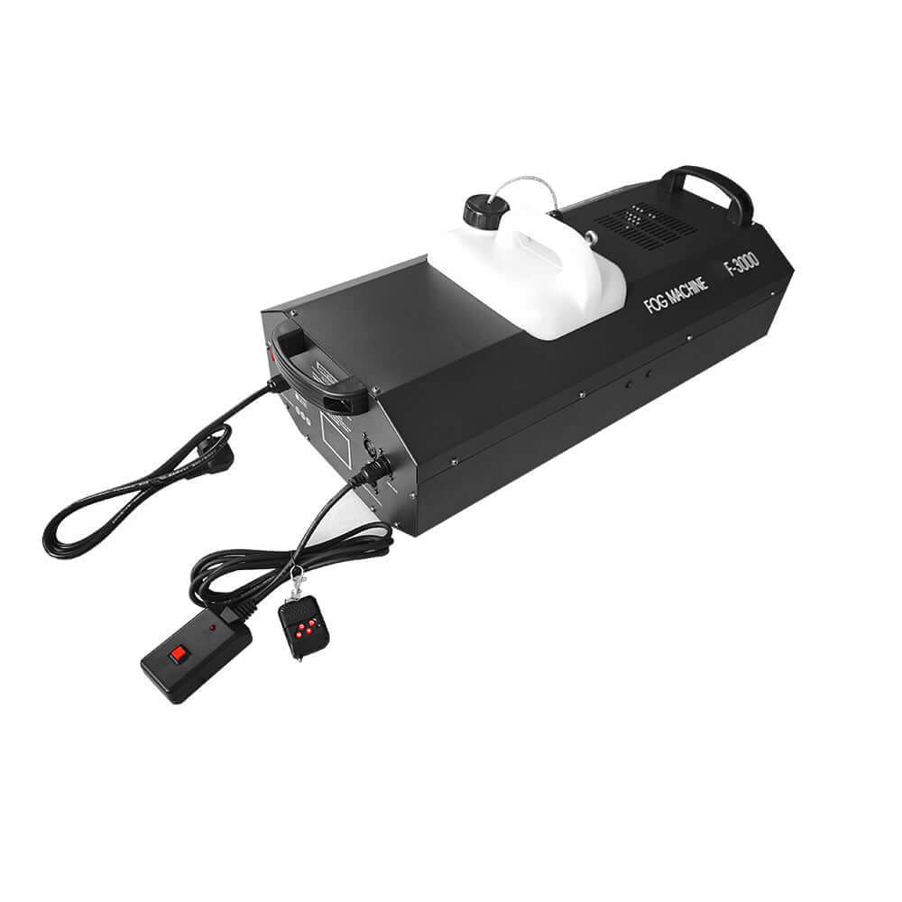 SHEHDS Дымовая и туманная машина 3000 Вт с пультом, проводом и DMX512