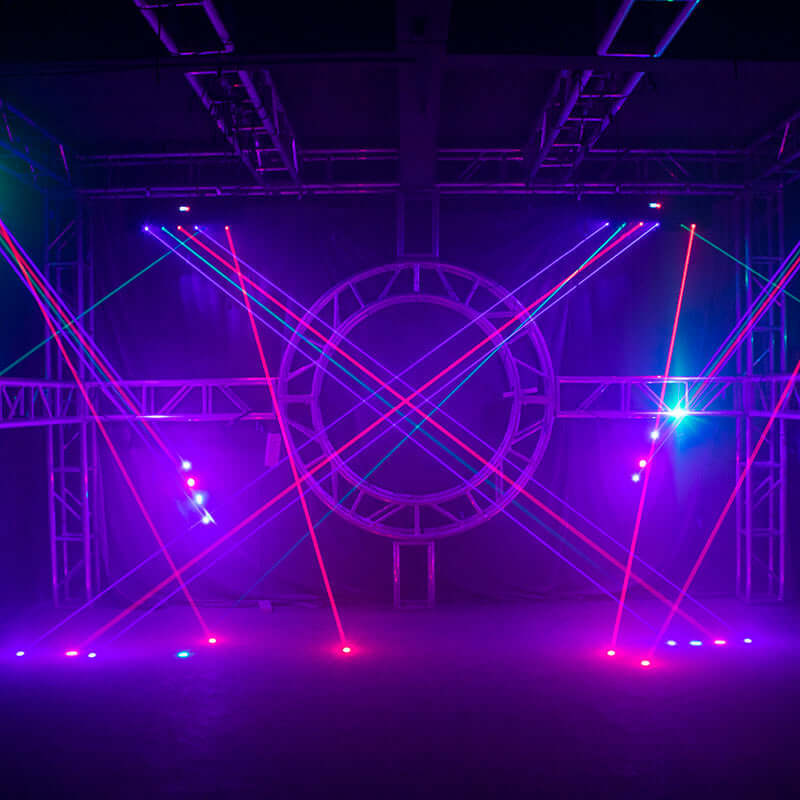 SHEHDS Лазерный сканер 3D RGB / RGB 3000 мВт DMX подвесной