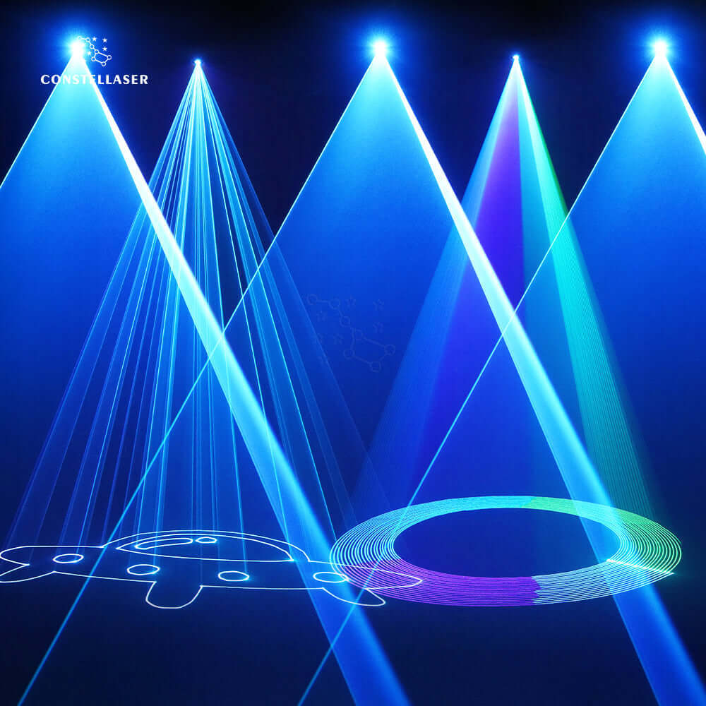 Constellaser Управляемый через приложение лазерный сканер подвесной 6 Вт RGB