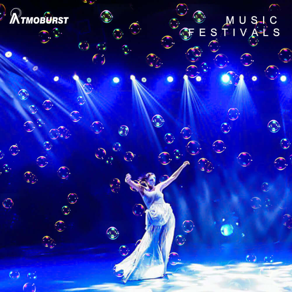 SHEHDS Пузырьковая машина ATMOBURST 90 Вт со светодиодным эффектом 6x4 Вт RGBW