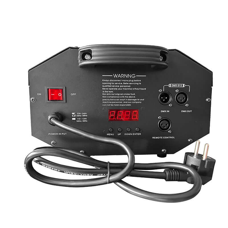 SHEHDS Дымовая и туманная машина 3000 Вт с пультом, проводом и DMX512