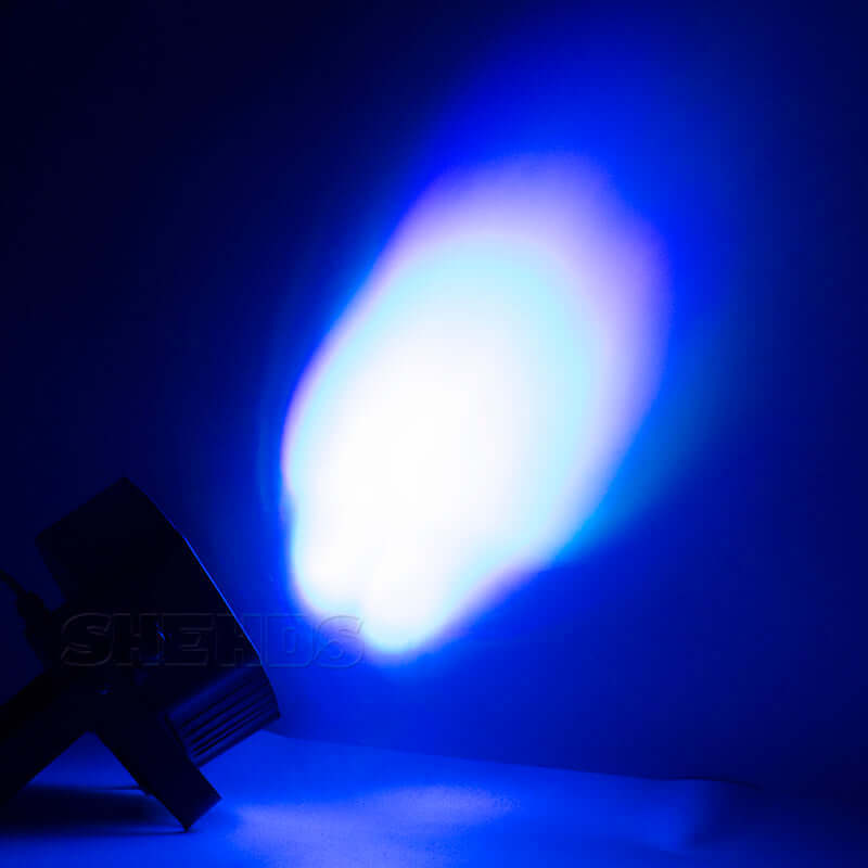 SHEHDS Тихий тонкий светодиодный Par-свет 7x18 Вт RGBWA+UV